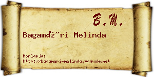 Bagaméri Melinda névjegykártya